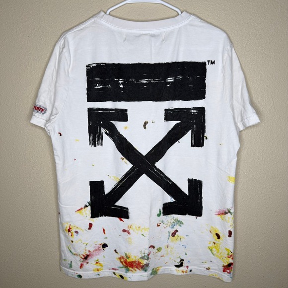 Off White Other - Off White Virgil Abloh 2013 Diagonol Spray Short Sleeve Unisex Large T-Shirt